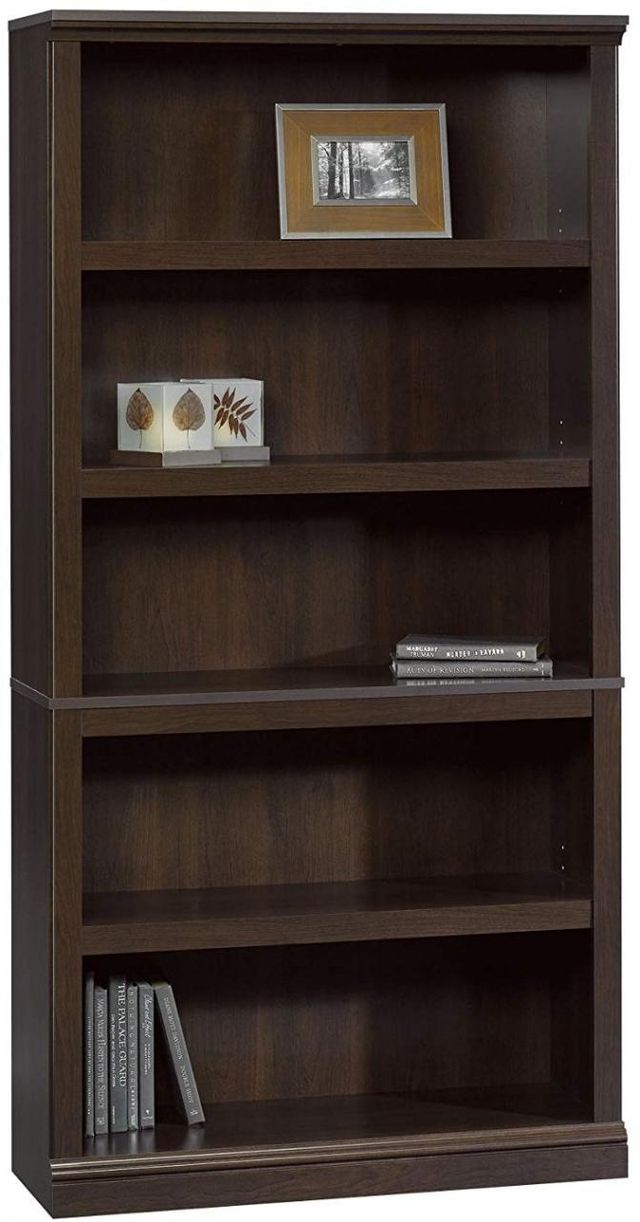 Sauder® Sauder Select Cinnamon Cherry 5 Shelf Bookcase Economy Furniture