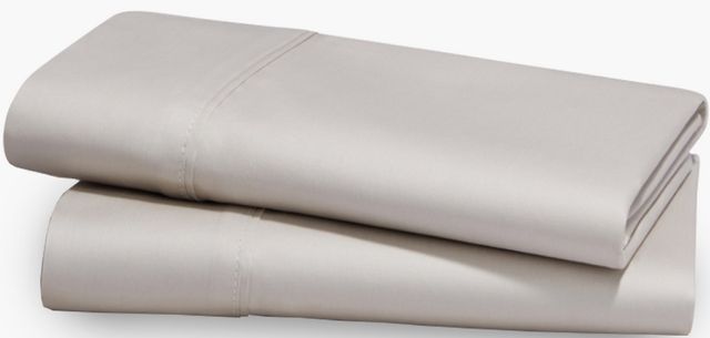 Tempur-Pedic® Pima Cotton Taupe Queen Pillow Cases 0