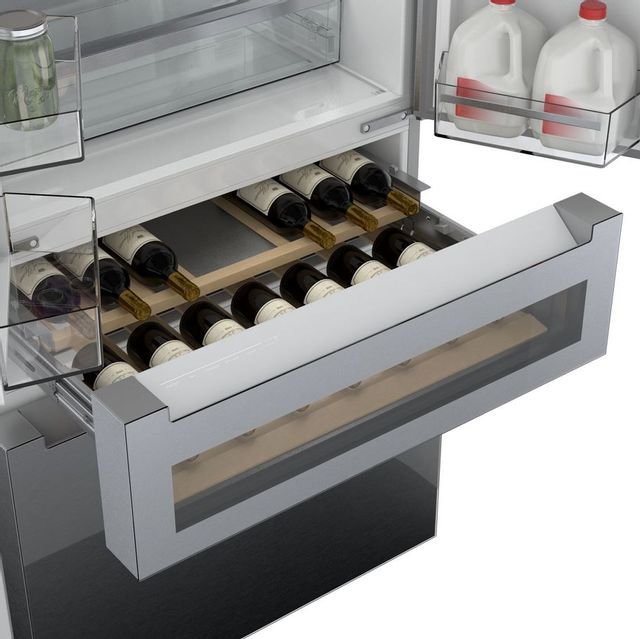 Réfrigérateur à portes françaises à profondeur de comptoir de 36 po Bosch® de 20,5 pi³ - Acier inoxydable 7