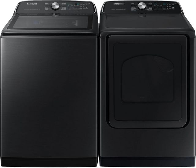 Samsung Brushed Black Laundry Pair | Aztec Appliance | San Diego, CA