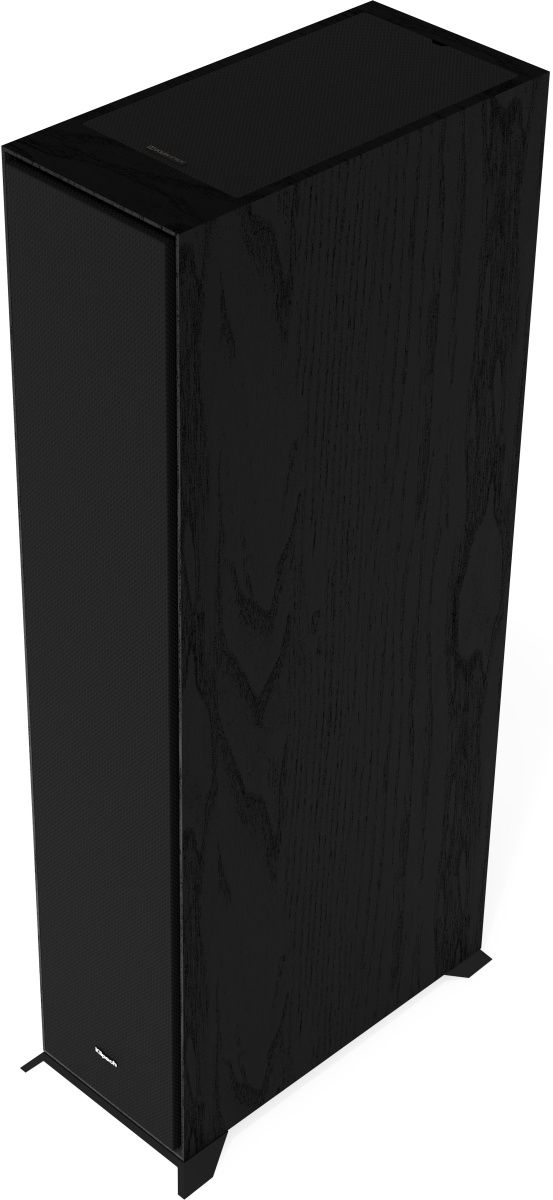 Klipsch® Reference 6.5" Black Textured Wood Grain Vinyl Floor Standing Speaker 3
