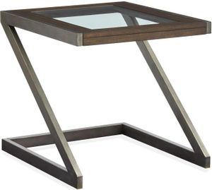 Magnussen Home® Zahir Brindle Rectangular End Table