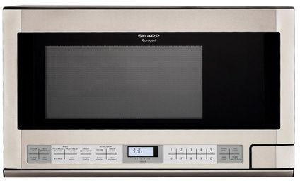 Sharp® Carousel® 1.5 Cu. Ft. Stainless Steel Over The Counter Microwave 0