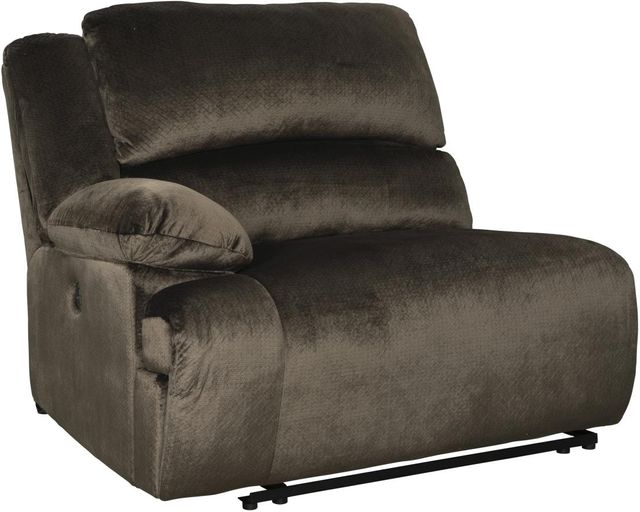 Signature Design by Ashley® Clonmel Chocolate 3-Piece Reclining Sectional with Chaise and Power-1