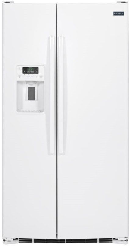 Crosley® 25.3 Cu. Ft. High-Gloss White Side-by-Side Refrigerator-0