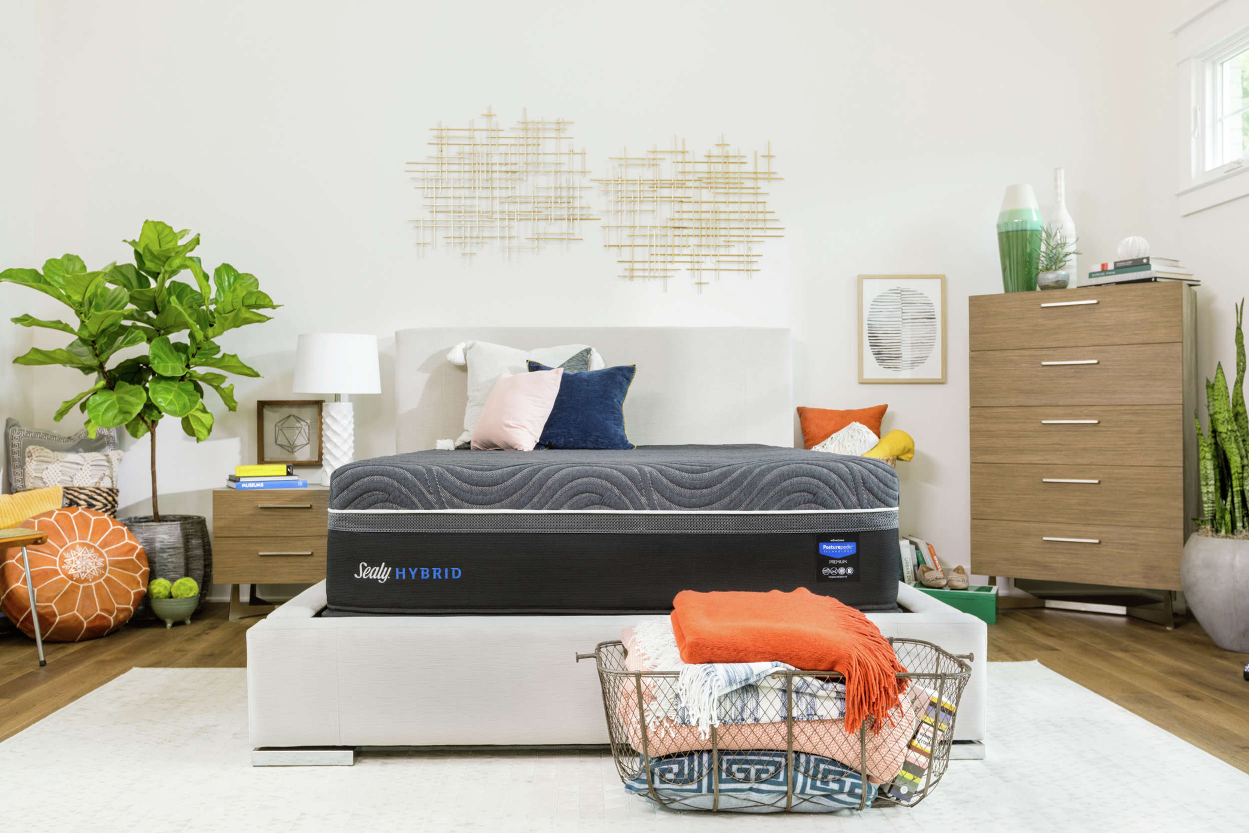 Sealy Hybrid Premium Silver Chill Firm Queen Mattress Matthews Mattress Northern Ca