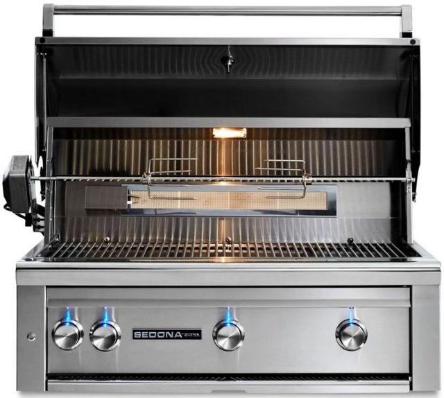 Lynx® Sedona 36" Stainless Steel Built In Grill with Rotisserie-2