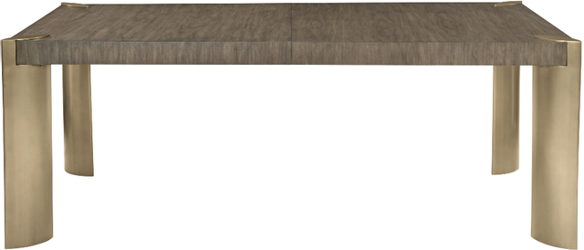 Bernhardt Profile Tapestry Warm Taupe Dining Table