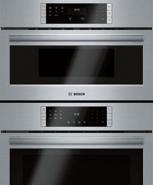 Bosch® 800 Series 30" Stainless Steel Electric Built In Oven/Micro Combo-2