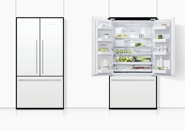 Fisher & Paykel Series 7 20.1 Cu. Ft. White Counter Depth French Door Refrigerator 9