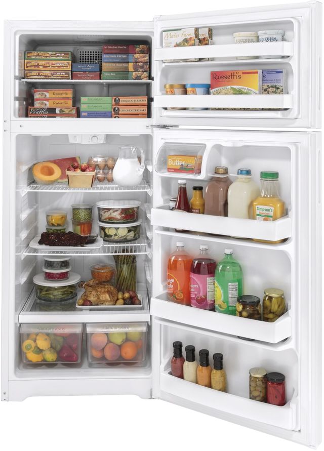 Hotpoint® 17.5 Cu. Ft. White Top Freezer Refrigerator 6