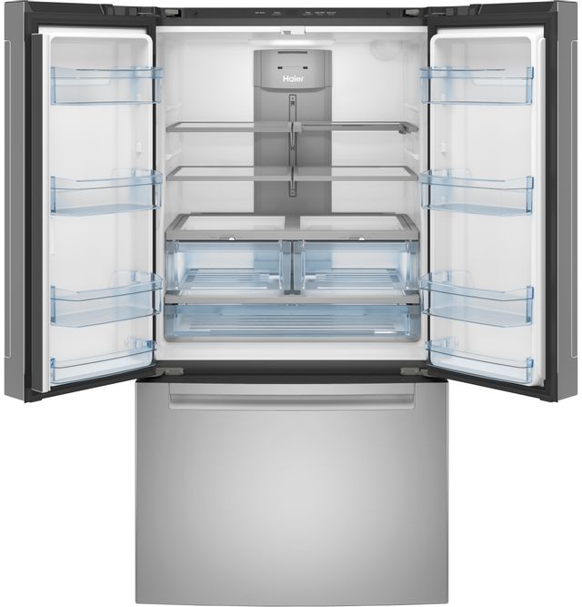Haier 27.0 Cu. Ft. Stainless Steel French Door Refrigerator 2