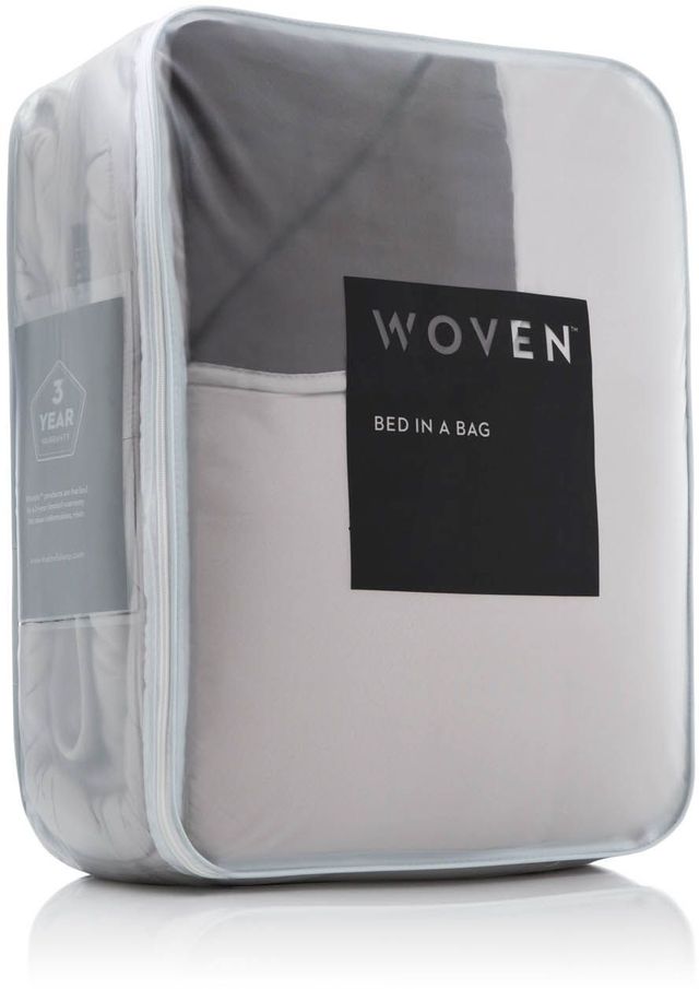 Malouf® Woven™ Reversible Coffee California King Bed in a Bag