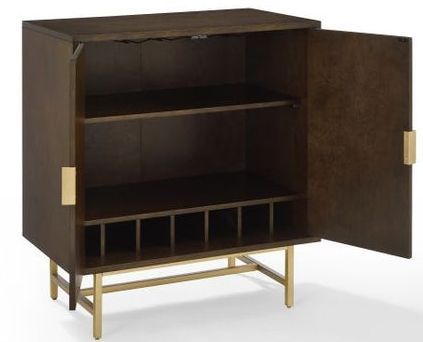 Crosley Furniture® Blair Dark Brown Bar Cabinet-2