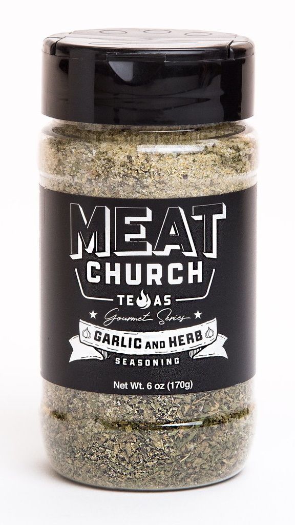  Meat Church Gourmet Garlic & Herb Seasoning 6oz. : Grocery &  Gourmet Food