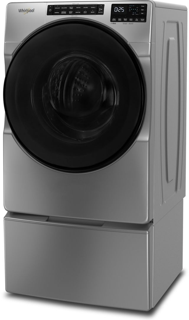 Whirlpool® 5.8 Cu. Ft. Chrome Shadow Front Load Washer 7