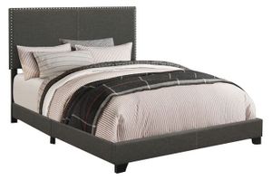 Coaster® Boyd Charcoal Queen Upholstered Bed