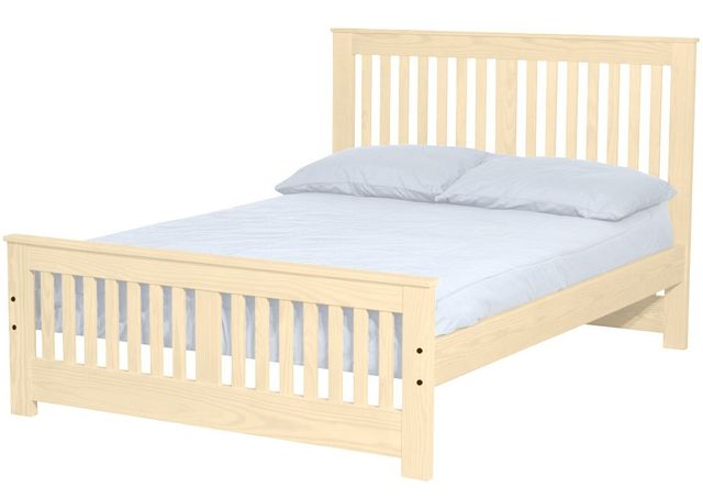 Crate Designs™ Unfinished Full Extra-Long Youth Shaker Bed