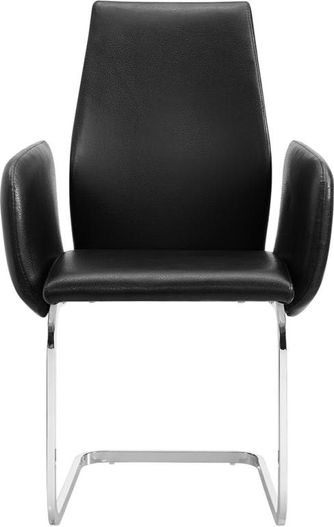 Elements International Estella Black Arm Chair 0