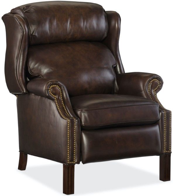 Hooker® Furniture Finley All Leather Recliner-0
