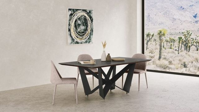 Moe's Home Collection Brolio Charcoal Dining Table 7