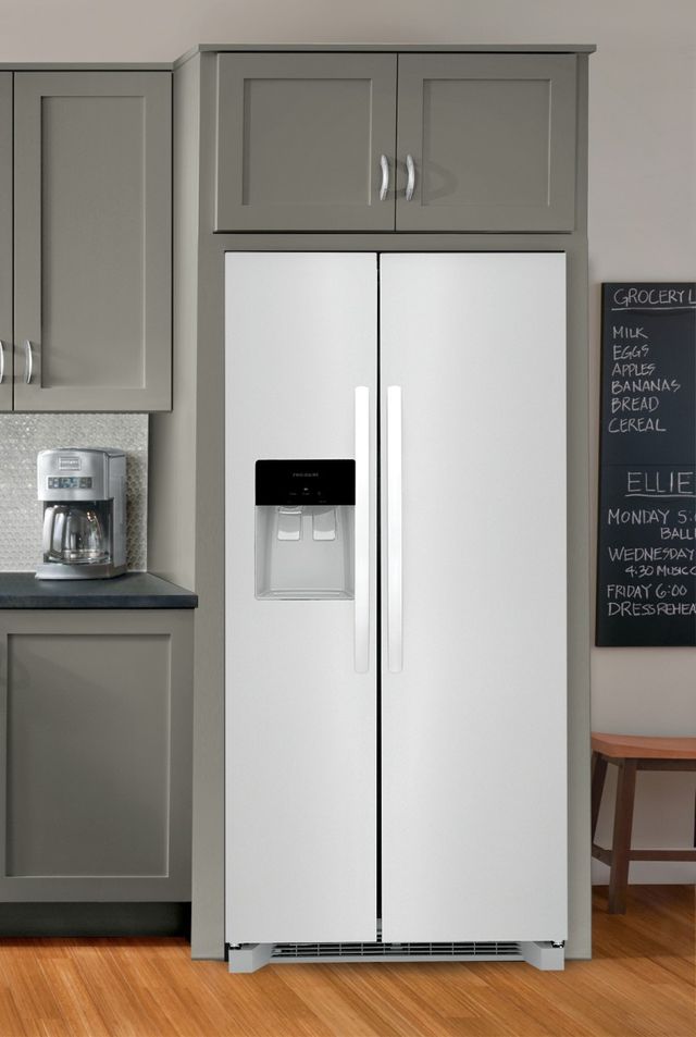 Frigidaire® 22.2 Cu. Ft. White Standard Depth Side-by-Side Refrigerator 9