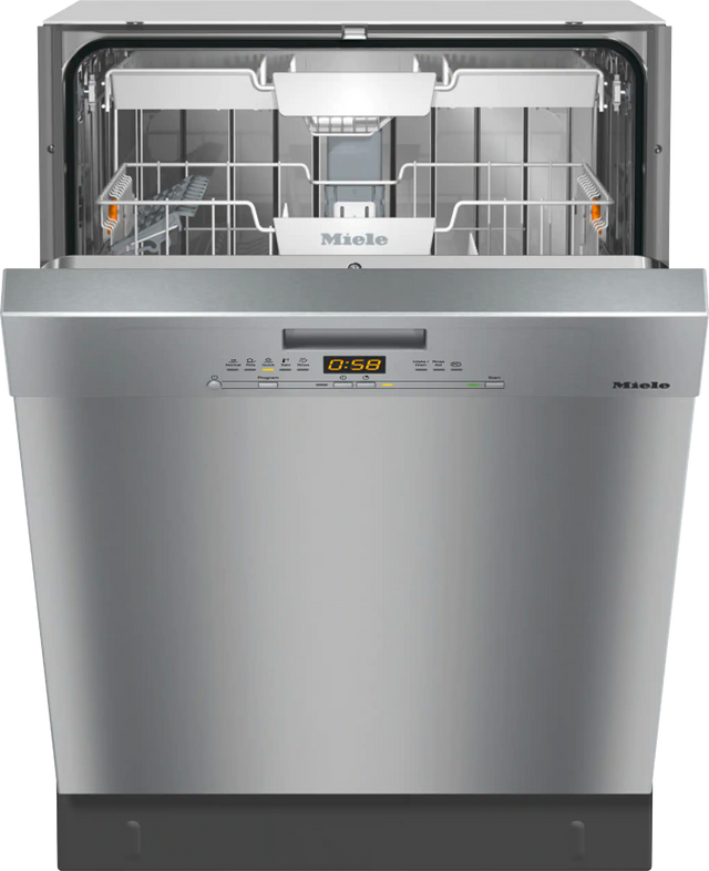 Miele 24" Clean Touch Steel Built-in Dishwasher-1
