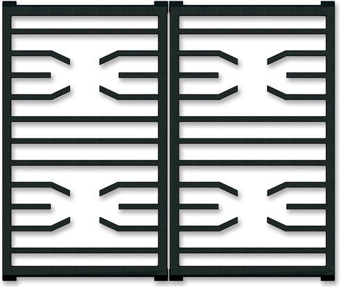 Wolf® Black Professional Gas Cooktop Transitional Grates-0