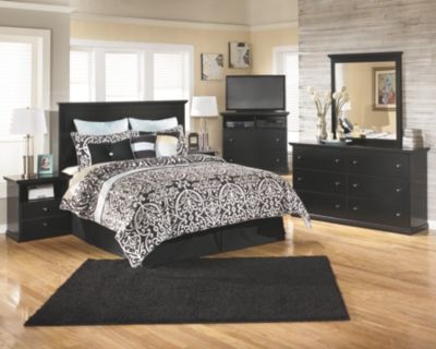 Tête de lit à panneaux Maribel, noir, Signature Design by Ashley® 2