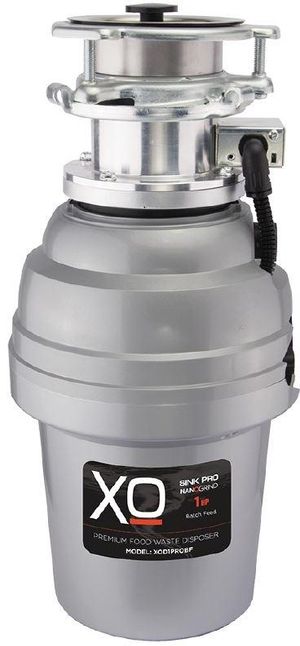 XO 1 HP Batch Feed Stainless Steel Food Waste Disposer