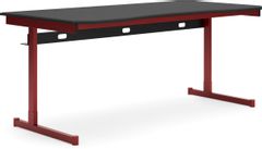 Signature Design by Ashley® Lynxtyn Red/Black Home Office Desk