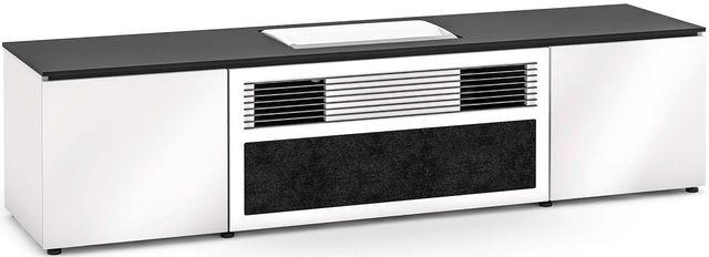 Salamander Designs® Miami 245 Gloss Warm White Projector Integrated Cabinet