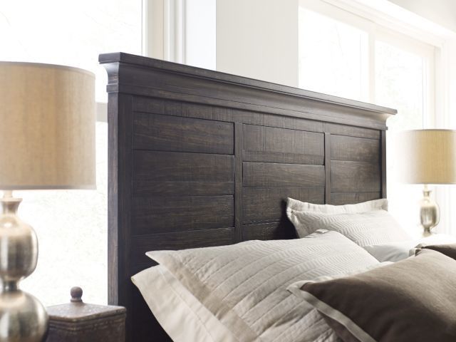 Kincaid® Plank Road Charcoal Queen Panel Bed-1
