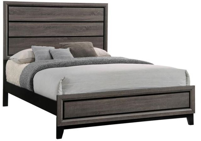 Coaster® Watson Rustic Grey Oak Queen Bed 21