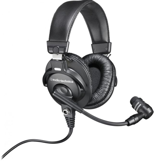 Audio-Technica® Black Communications Headset 0