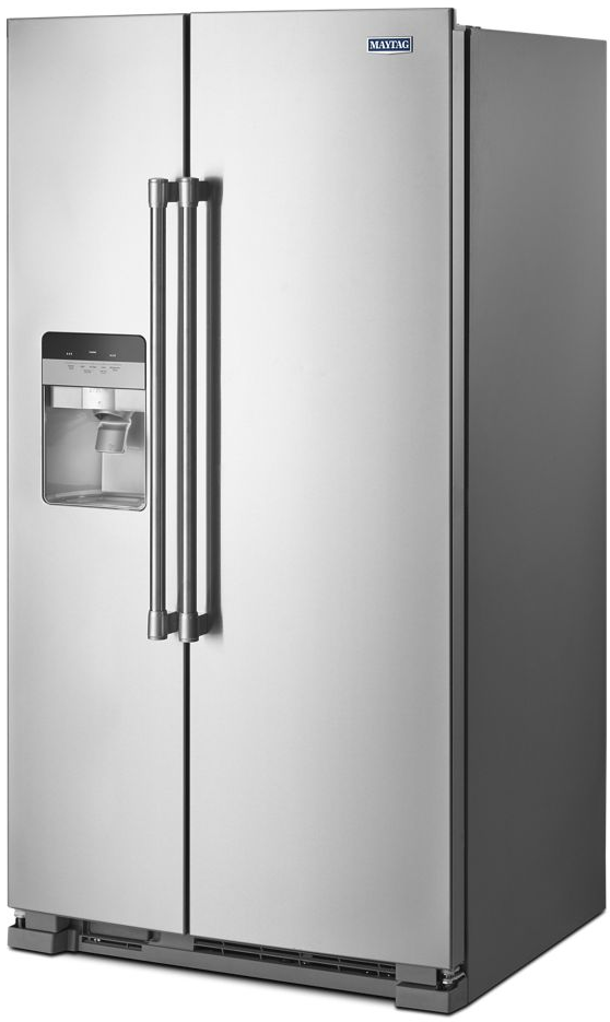 Maytag® 24.5 Cu. Ft. Fingerprint-Resistant Stainless-Steel Side-By-Side Refrigerator-MSS25C4MGZ-2