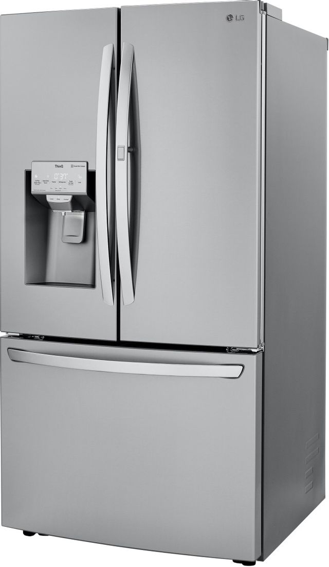 LG 23.5 Cu. Ft. PrintProof™ Stainless Steel Counter Depth French Door Refrigerator 3