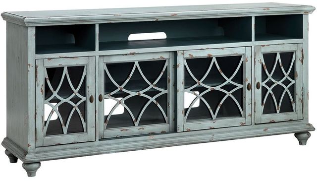 Stein World Bethania Blue-Gray 72" Entertainment Console