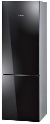 Bosch 800 Series 10.0 Cu. Ft. Black Glass Counter Depth Bottom Freezer Refrigerator 0