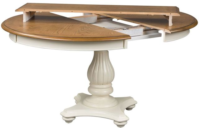 Liberty Furniture Cumberland Creek 5-Piece Two-Tone Pedestal Table Set 3