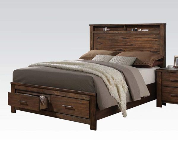 ACME Furniture Merrilee Oak Queen Bed