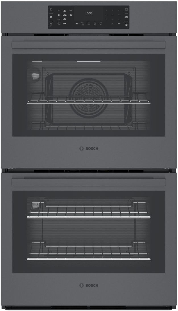 Bosch 800 Series 30" Black Stainless Steel Built In Electric Double Oven-1
