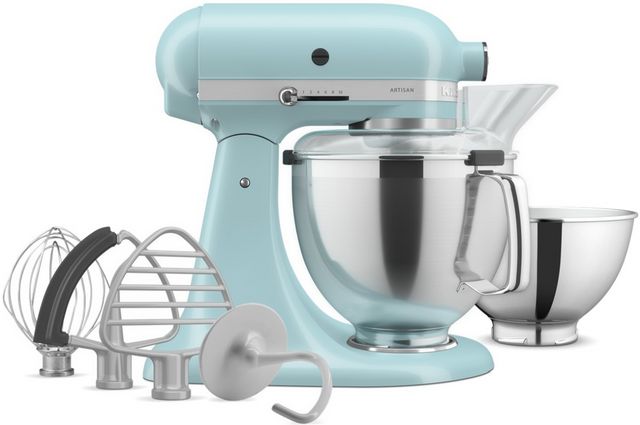 6-Quart Stainless Steel Bowl + Coated Pastry Beater Accessory Pack + Pouring  Shield, KitchenAid