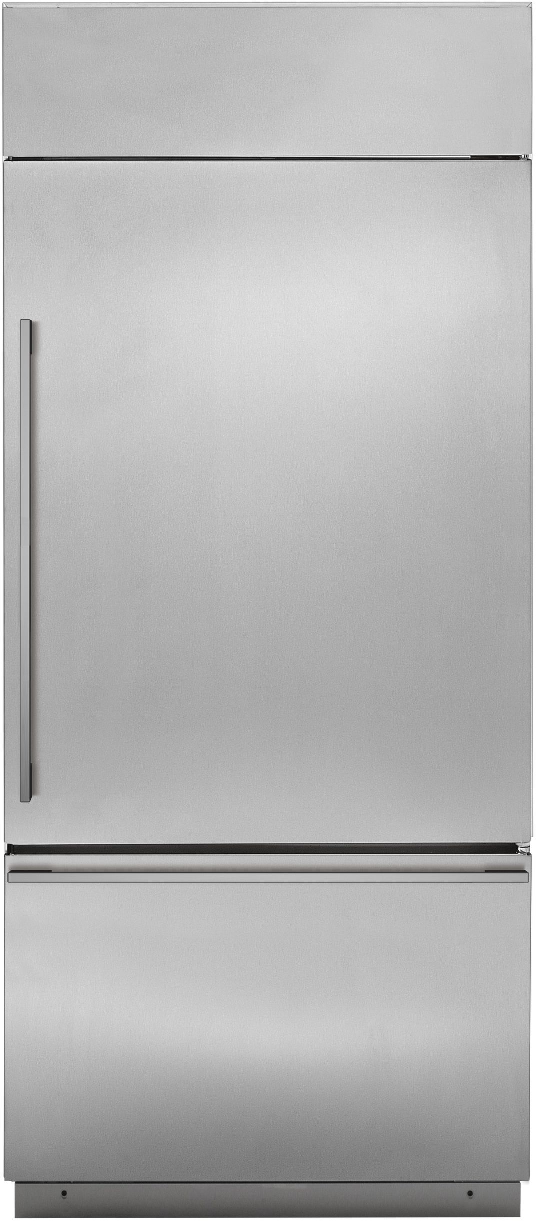 Monogram® 21.3 Cu. Ft. Stainless Steel Built In Bottom Freezer Refrigerator-ZICS360NNRH