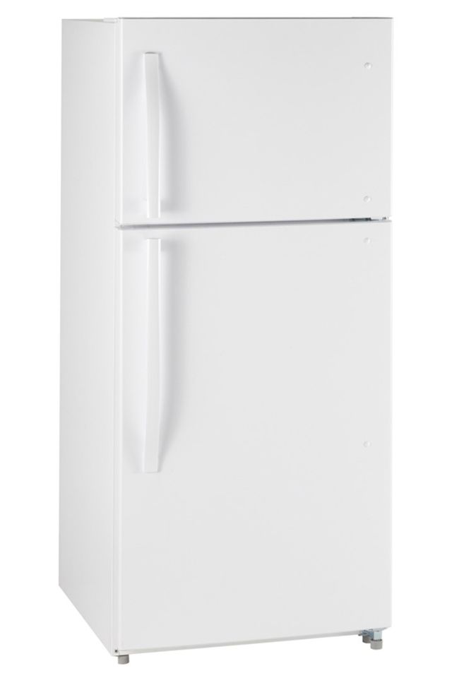Moffat® 18.0 Cu. Ft. Stainless Steel Top Freezer Refrigerator 1