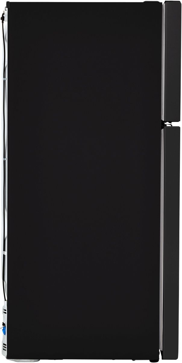LG 20.2 Cu. Ft. Smooth Black Top Freezer Refrigerator 4