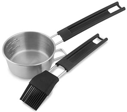 Broil King® Basting Set-Black with Stainless Steel