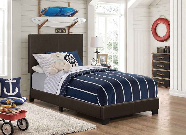 Coaster® Dorian Brown Twin Bed-1