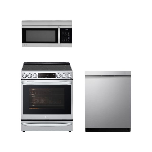LG 3 Piece Stainless Steel Kitchen Package
