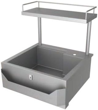 Hestan 30” Stainless Steel Insulated Sink and High Shelf